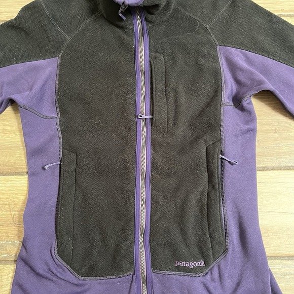 VTG Patagonia Womens L Large Piton Hybrid Fleece Polartec Sweatshirt Jacket - Picture 6 of 11